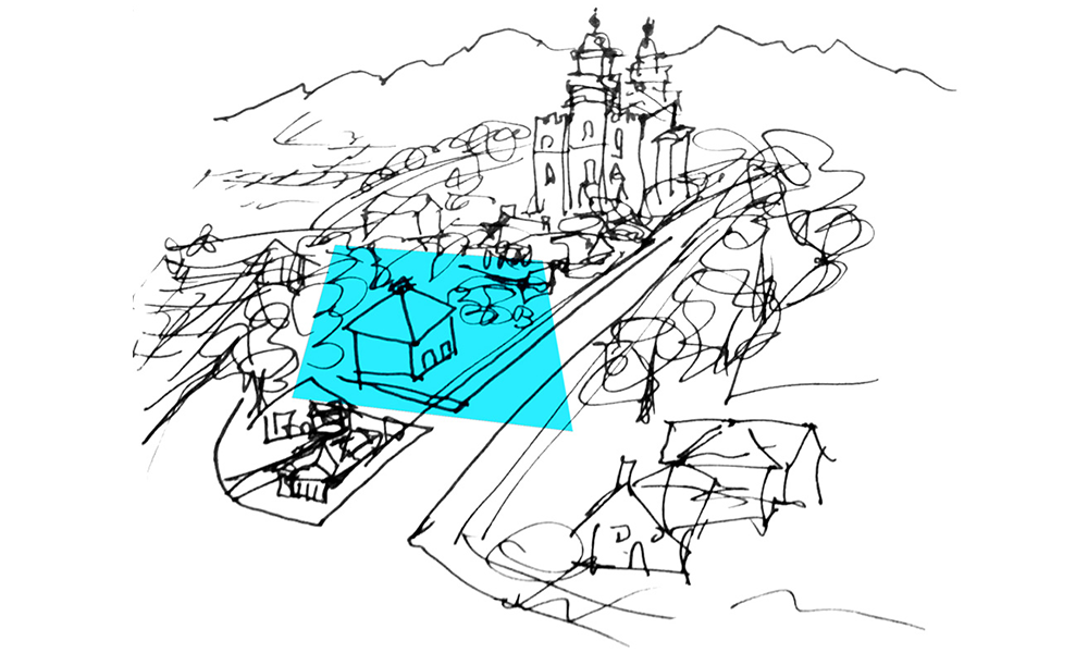 Site context sketch.